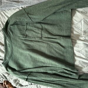 Aerie Olive Long Sleeve Shirt